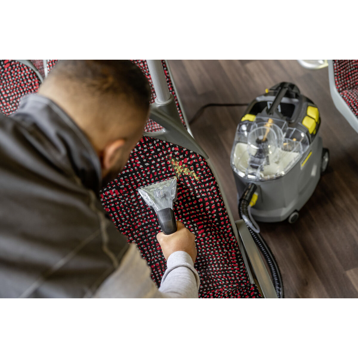 vacuum cleaner Kärcher Puzzi 8/1 Yellow Black Grey 1200 W